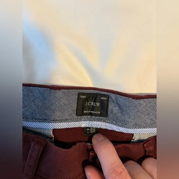 NWOT J. Crew Chinos - 30x30 - Picture 4 of 4